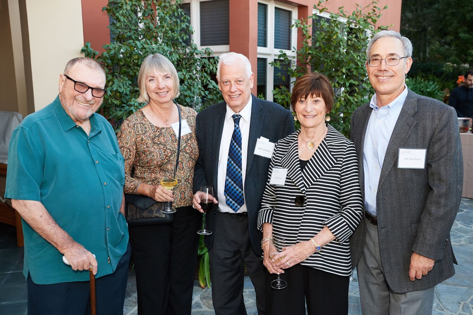 Warner Henry (far left) at the 2017 Colburn Society Annual Celebration 2017