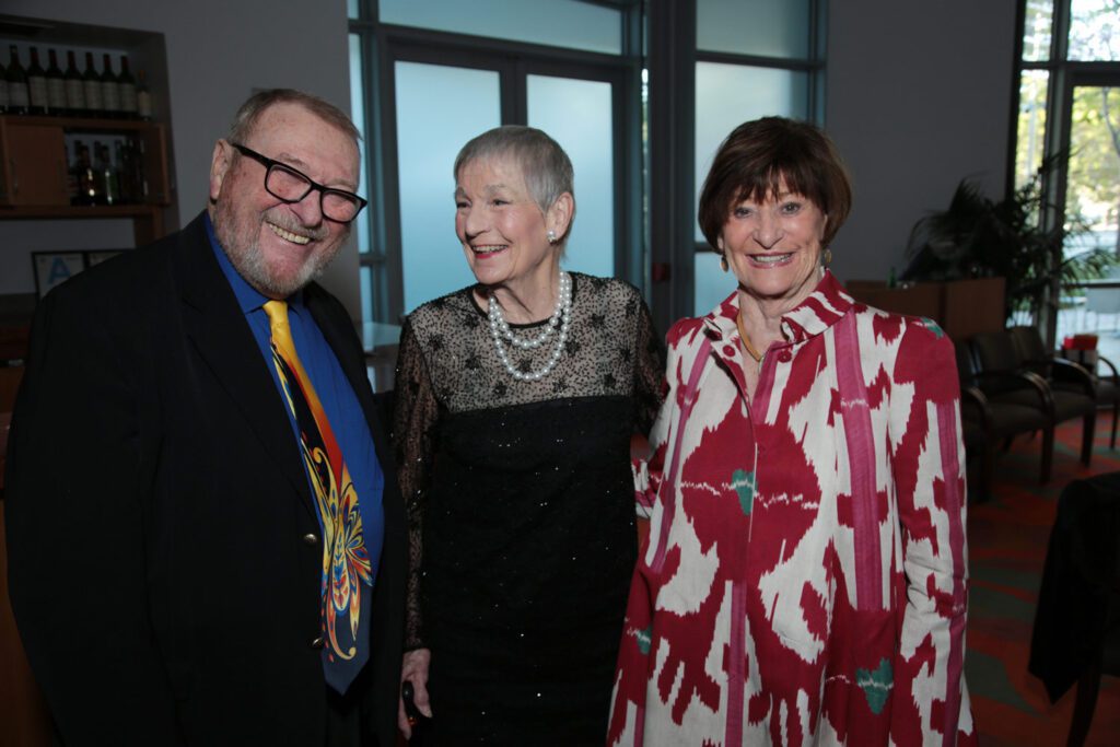 Warner (left) and Carol Henry (right) at the 2018 Colburn School Gala