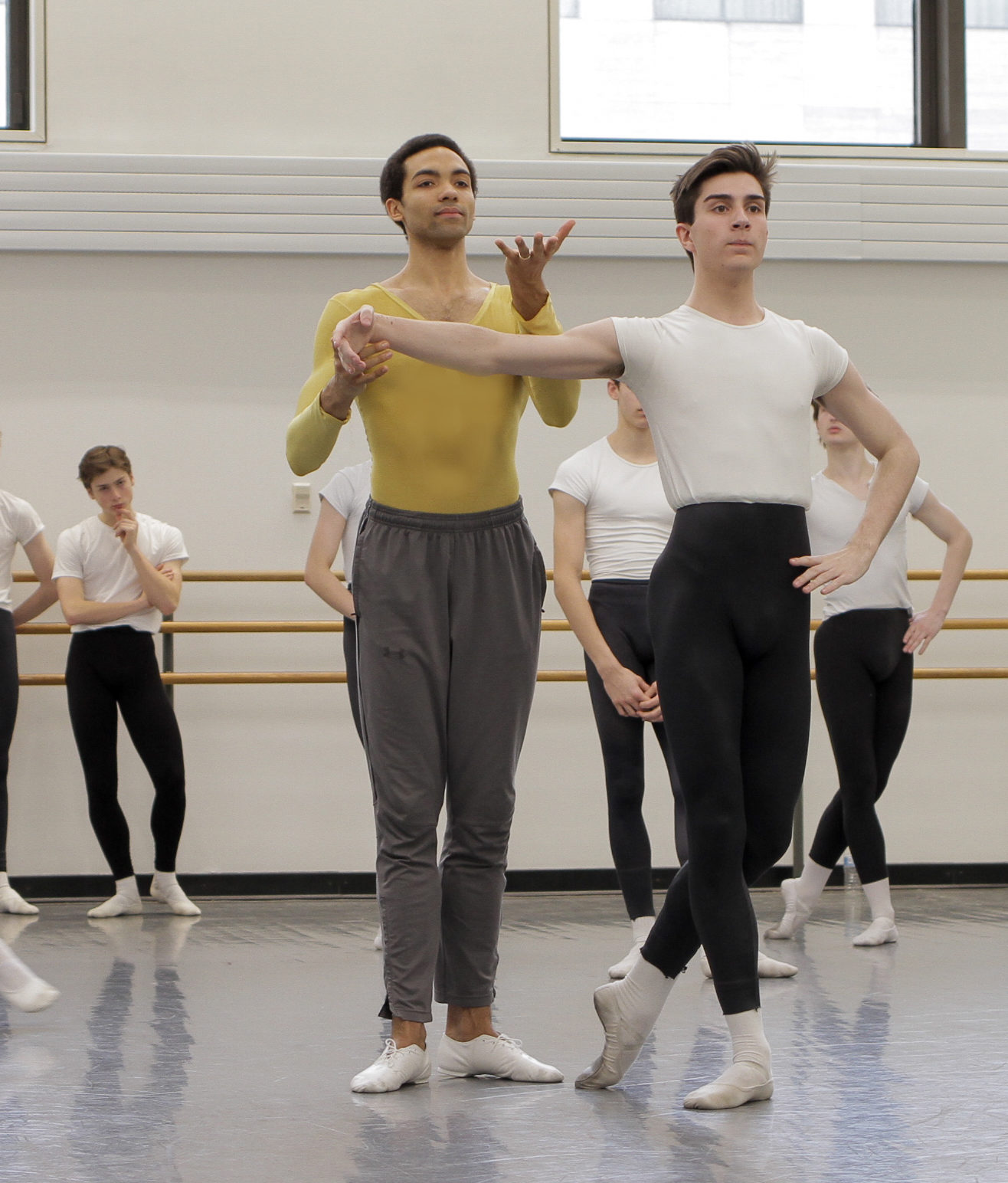 Silas Farley teaching at The School of American Ballet